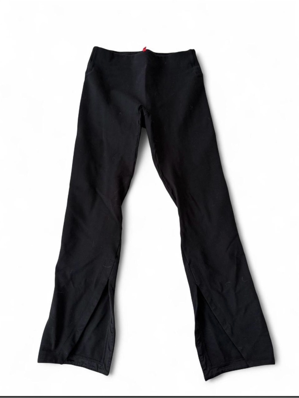 SPANX Black Cropped Flare Leggings Size Large